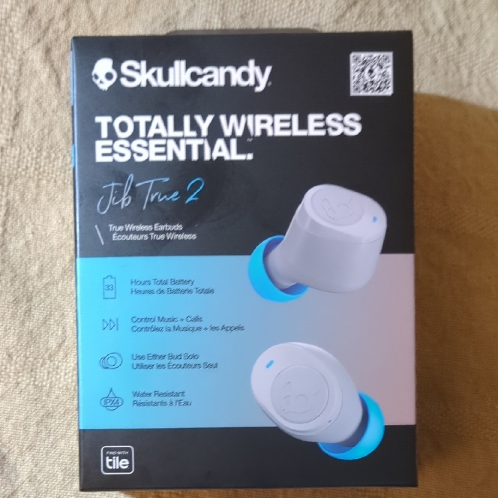 Skullcandy Jib True 2 Earbuds - Gray and Blue